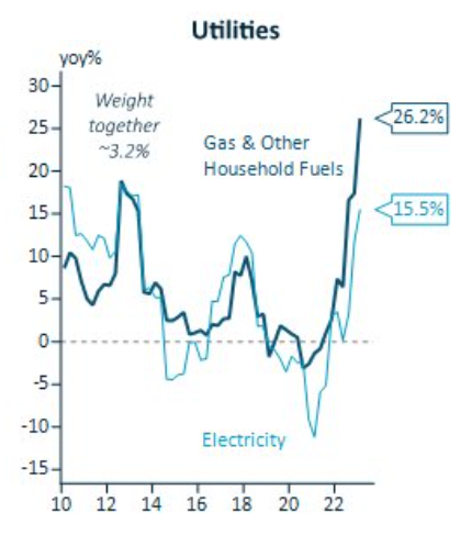 Utilities inflation