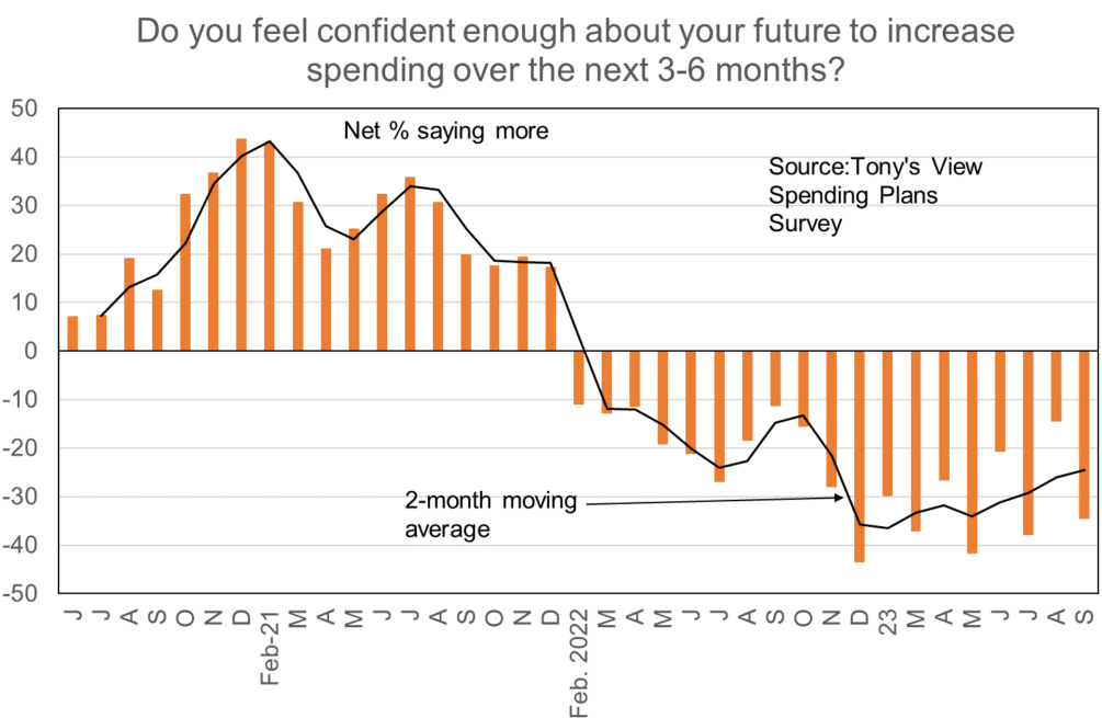 Spending intentions