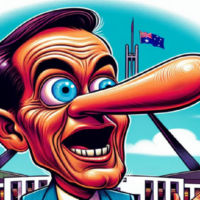 Australia’s Treasurer of propaganda