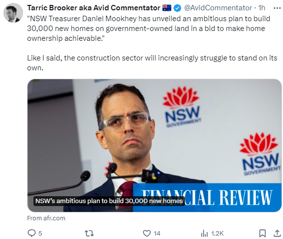 Daniel Mookhey Tweet