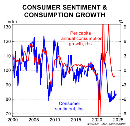 consumer sentiment and consumption growth