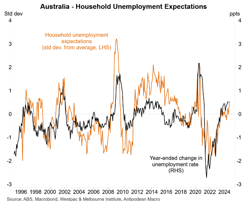 Household unemployment expectations