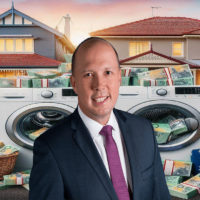 Why does the Coalition support property money laundering?