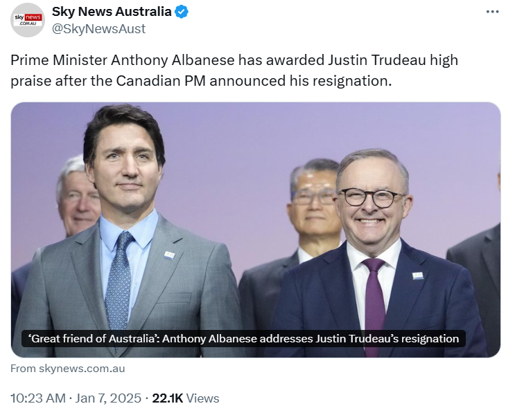 Albo Trudeau Praise