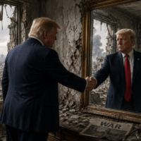 Trump does Iranian deal in the mirror