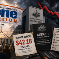 The rise of One Nation & problems with the budget