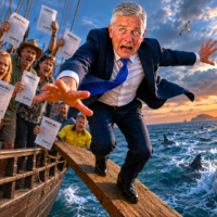 Make Kevin Gallagher walk the plank