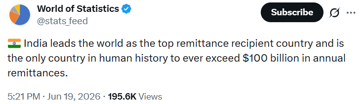 World of statistics tweet