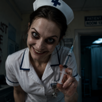 Psycho nurse unleashed upon Melbourne public