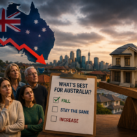 Australians say lower house prices are best for the country