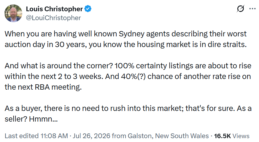 Louis Christopher Tweet