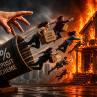 5% deposit first home buyers thrown on the housing market fire