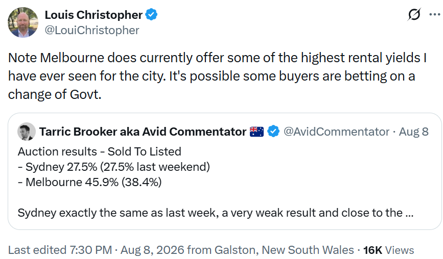 Louis Christopher Tweet