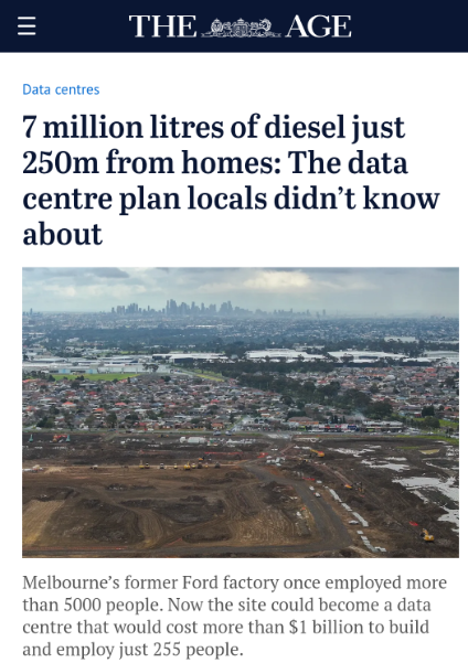 The Age data centres