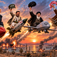 Missiles rain hell upon oil