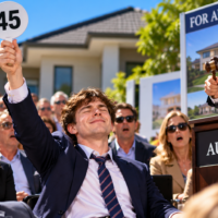 Close your eyes and lowball the auction?