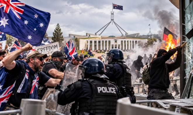 Is political violence being normalised in Australia?